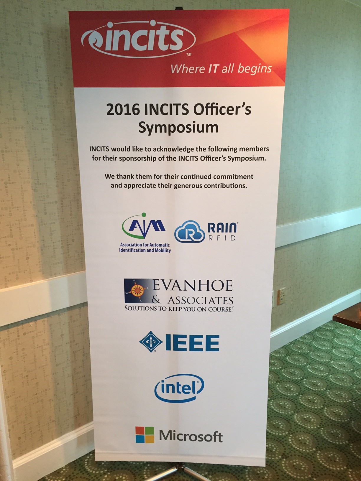 2016 INCITS Officers Symposium